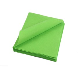 YYCRAFT Craft 2.2mm Thick Soft Felt Sheets 9 Inch X 12 Inch - 24 Pcs Pack,Apple Green