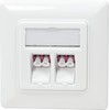 Logilink NK4024 Fibre Optic Junction Box 2 LC Duplex Adapters