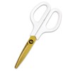 Plus Kitchen Shears Fit Cut Curved Washable Titanium Mushroom White