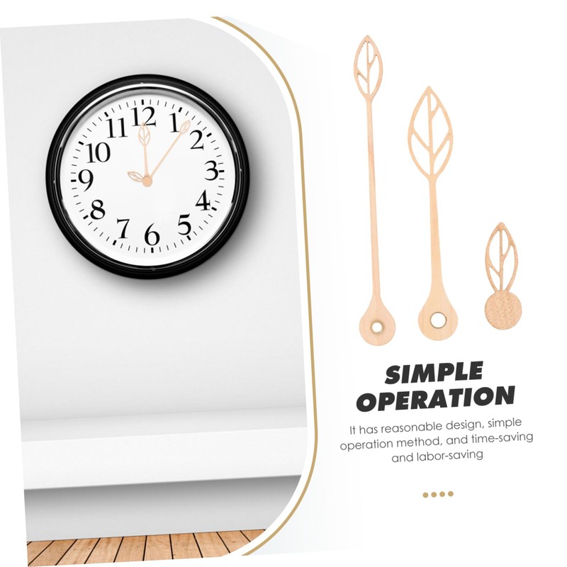 SEWACC 1 Set DIY Clock Hands Replacement Kit Stylish Clock