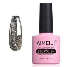 AIMEILI Gel Nail Polish Soak Off U V Hema Free Gel Polish for Nail Art Manicure Salon DIY Home - 652 10ml
