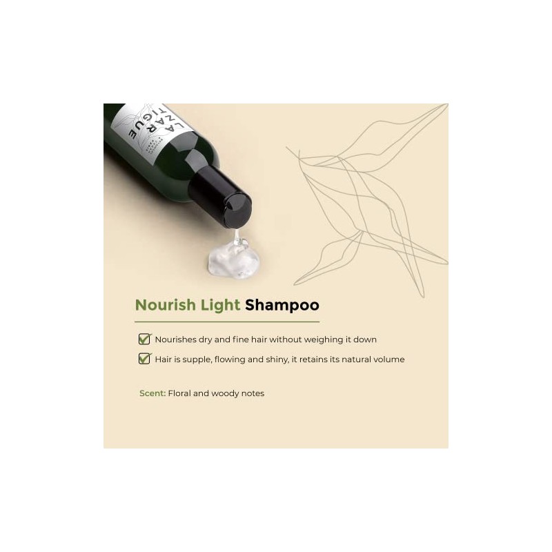 Nourish-Light Shampoo by Lazartigue for Women - 8.4 oz Shampoo