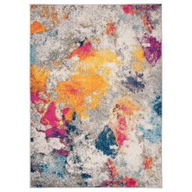 Rugshop Sky Collection Modern Abstract Area Rug 5' x 7' Multi