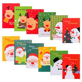 30 Pieces Christmas Notepads Children's Notepad Portable Bag Notebooks Memo Notepad for Children Adults Christmas Gifts School Office Work Party Favours Stocking Stuffer Goodie Bags