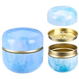 Goodwei Japanese Matcha Tea Canister Chazutsu, Blue