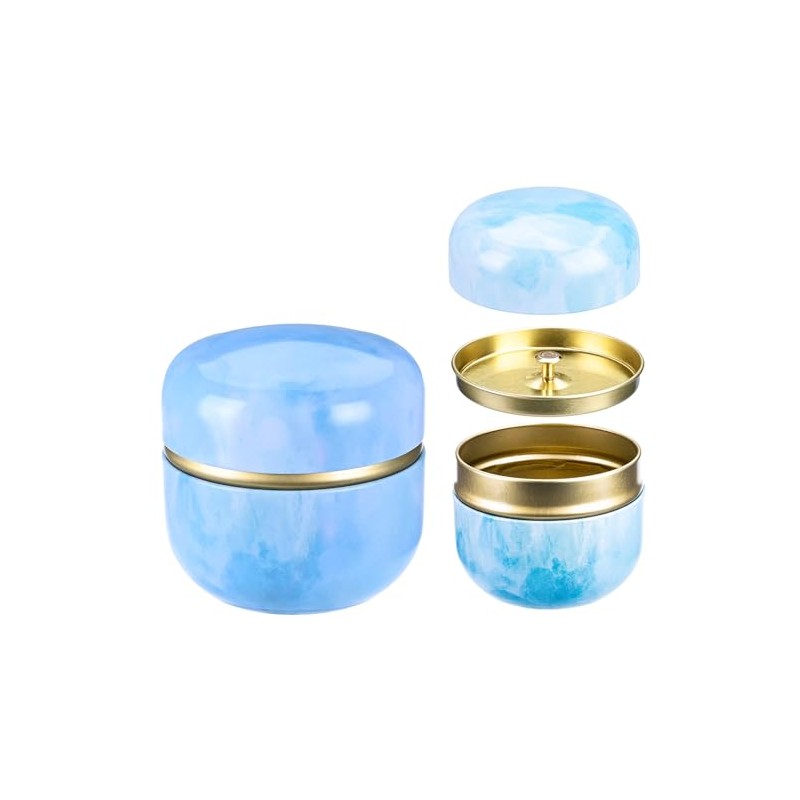 Goodwei Japanese Matcha Tea Canister Chazutsu, Blue