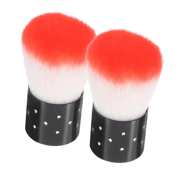 Baluue 2pcs Dip Powder Nail Kit Dust Brush Soft Bristle