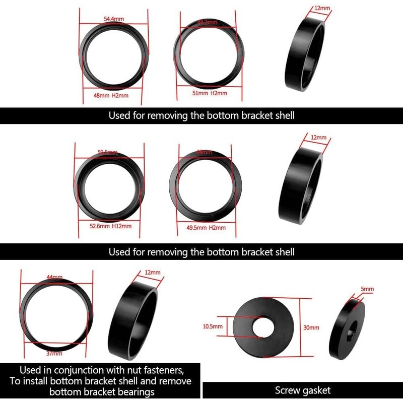 Lixada Bicycle Bearing Press Kit Bike Bottom Bracket Install and