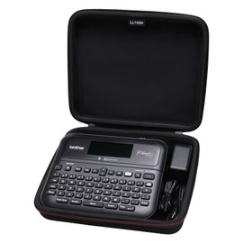 LTGEM Case Compatible with Brother P-Touch PT- D610BT / PT-D410 / PT-D460BT / PTD600 / PTD400AD Label Maker, Black