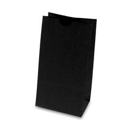 Black SOS Paper Bags | Quantity: 500 | Width: 6" Gusset - 3 5/8"
