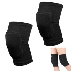 YCHYAN Pack of 2 Knee Pads, Volleyball, Breathable Knee Pads, Dance, Volleyball, Elastic Knee Pads, Handball, Protection of the Knees during Sports, Suitable for Volleyball, Yoga, Dance