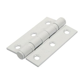 TIMCO Twin Ball Bearing Hinges Steel White - 76 x 51