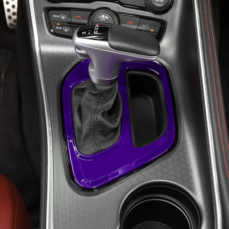 Voodonala for Challenger Gear Shift Panel Covers Decoration Trim Accessories