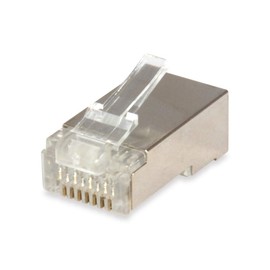 Equip RJ45 Cat6 Connector Pack of 100 with Kink Protection U. Single