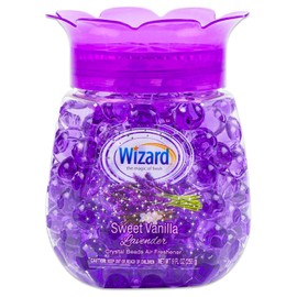 Sweet Vanilla Lavender Air Freshener Set - 2 Pack Sweet Vanilla Lavender Air Freshener Beads in Jar for Home, Bathroom, Office, Plus More | Lavender Vanilla Odor Eliminator