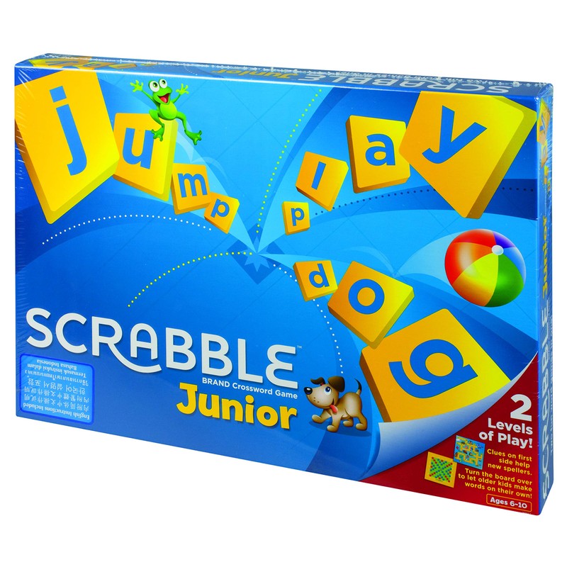 Mattel Games Scrabble Junior, Children Board Game from 6 Years