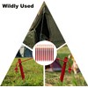 12 Pieces Tent Pegs - Y-Shaped Aluminium Alloy Campingtent Stake