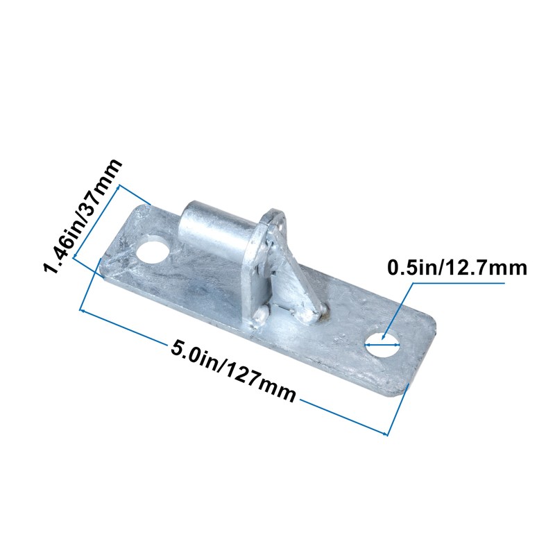 Dailydanny Wall Mount Gate Hinge Chain Link Fence Gate Hinges