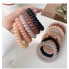 HONAMWINPRO Hair Ties Brown Grey Blue Red Green Black SIX
