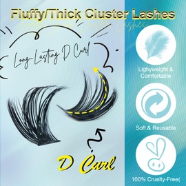 Obeyalash Fluffy Lash Clusters 60D 80D 100D suit