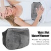 Uterus Warming Waist Belt Dark Gray Adjustable Thick Soft Plush