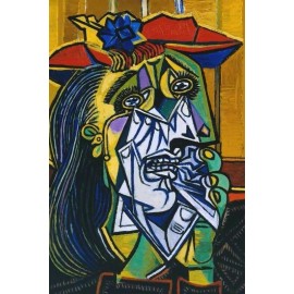 PABLO PICASSO, Weeping Woman (Femme en pleurs) 1937 4x6 GLOSSY PRINTED POSTCARD