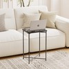 Garden 4 you Small Side Table, Glass End Table Set