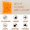 100pcs Solid Color Spoon Relay for Crafting Lottery Ball Table