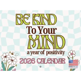 Decor Logistics Mental Health Calendar 2026 Monthly Wall Calender 12 Month