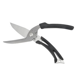 SAMFUNG Kitchen Poultry Shears, Anti-Slip Handle and Safety Lock, Poultry Scissors for Meat, Chicken, Bone, Turkey, Fish Vegetable Cutting (ABS Handle)