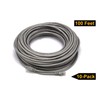iMBAPrice 1' Cat5e Network Ethernet Patch Cable, 10 Pack, Gray