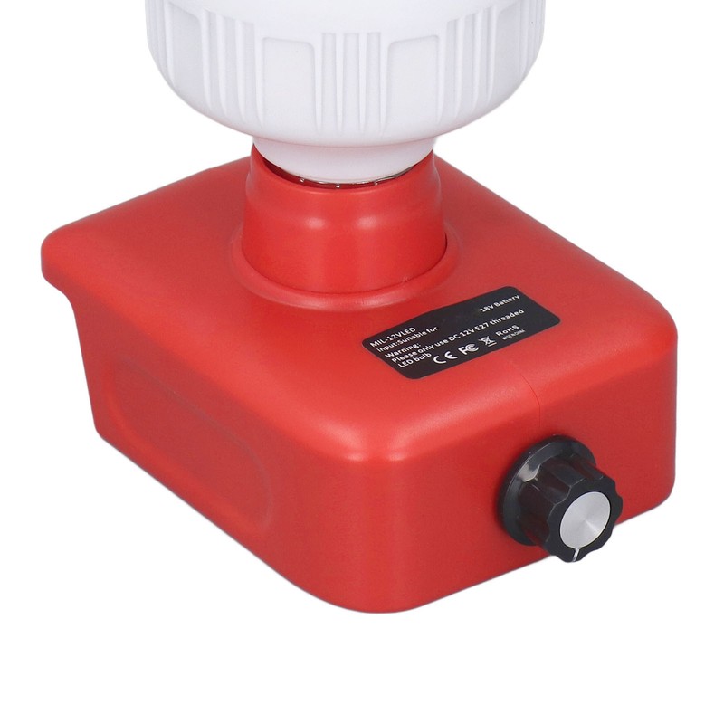 Portable Bulb Lamp Adjustable Brightness LED Lithium Battery Powered Light