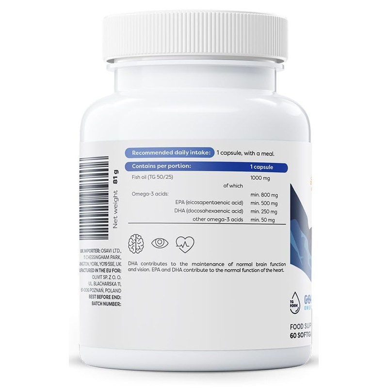 Osavi Super Strong Omega 3, 500 EPA / 250 DHA
