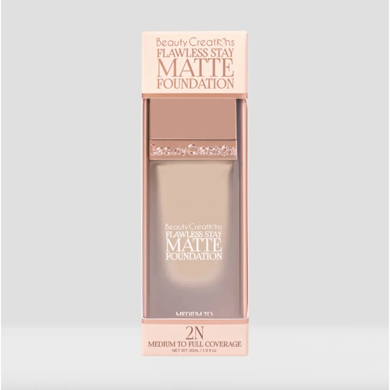 Base Rostro Maquillaje Matte Flawless Stay Beauty Creations®