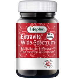 Lifeplan ExtraVits Wide Spectrum Adult Daily Multivitamin (90 Tablets) — Essential Vitamins and Minerals Complex