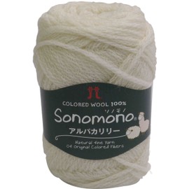 Hamanaka Sonomo 2139 Sonomo Alpacariri Extra Thick Wool Yarn Col.111 White, 1.4 oz (40 g), Approx. 472.4 ft (120 m), 5 Ball Set