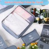Packing Cubes, Packing Cubes for Suitcases Travel, Waterproof Suitcase Organiser