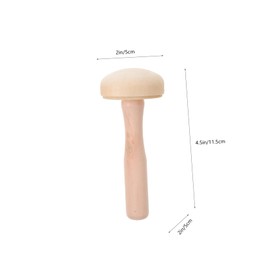 Ciieeo 10pcs Professional Darning Mushrooms Multi-function Wooden Knitting Tools for Diy Clothing Repair