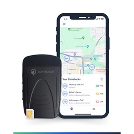 Comeback Mobile L GPS Tracker No Subscription Including SIM, Magnetic Tracking Across the EU Including UK and Switzerland, One Time Payment Activation, Free App