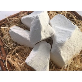 UCLAYS WHITE MOUNTAIN Edible Chalk Chunks (Clumps) Natural for Eating (Food), 7 oz (210 g)