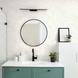 Modern Peel and Stick Wallpaper Boho Contact Paper Neutral Self Adhesive Removable Wallpaper for Bathroom Kitchen Bedroom Beige Geometric Decorative Contact Paper Abstract Vinyl 78.7inL 17.3inW