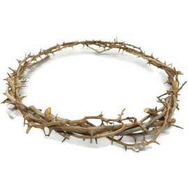 Crown of Thorns Hand Made in The Holy Land Jeusalem Jesus Bleessed Natural Wood