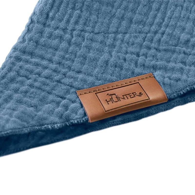 HUNTER Nola Triangular Scarf Blue Size S