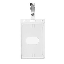 10 x Card Holder ID Card/Credit Card Pockets ID Polycarbonate Clip (86 mm x 54 mm