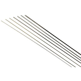 Nickel Silver Wire Straightened Diameter 0.45 mm, Pack of 5, Length 300 mm Each