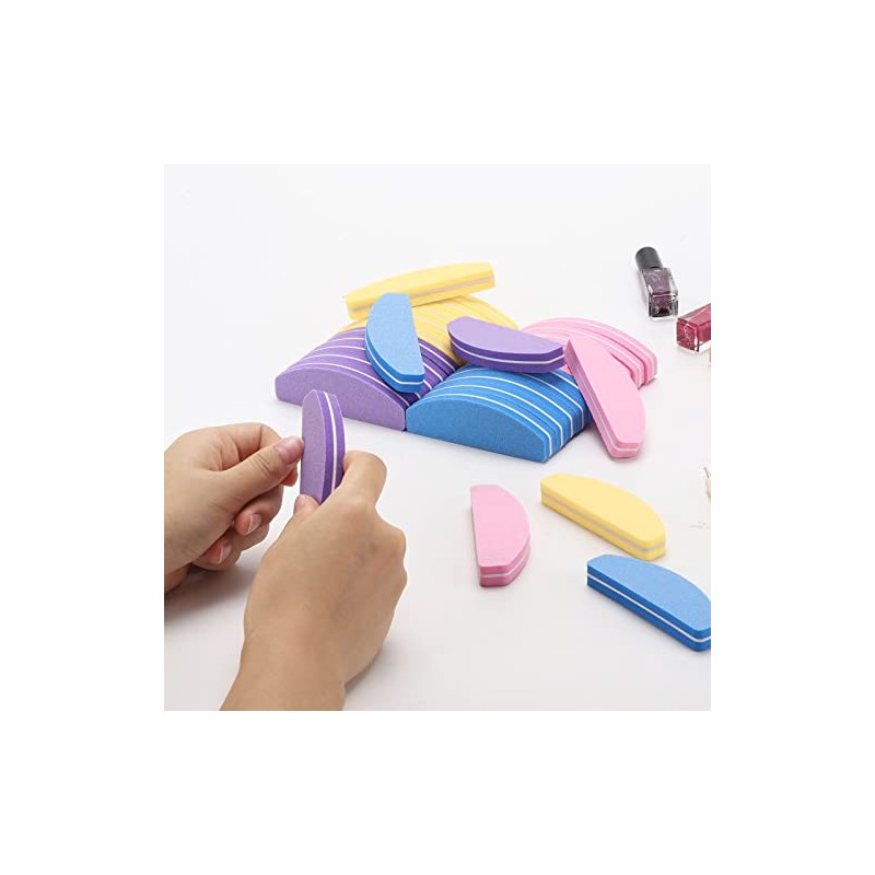 Kit de 80 pulidores de uñas mini, bloques de pulido