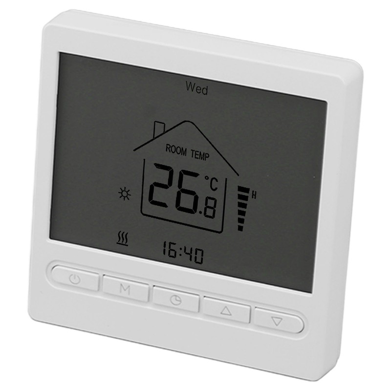 Digital Thermostat Display ABS Accurate Temperature Control Electric Thermostat AC220V