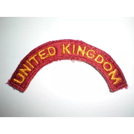 U.S. ARMY TRANSPORTATION TERMINAL COMMAND UNITED KINGDOM TAB PATCH