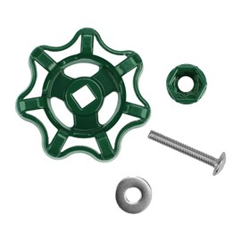 VIDABTE Outdoor Faucet Water Spigot Handle, Hose Bibb Round Wheel Handle Replacement Compatible with Danco 10006, 10006 Hose Bibb Handle (0.26'' Square Stem)