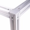 PZRT 4PCS 4040 Aluminum Profile 3D Connector T-Slot Triple Angle